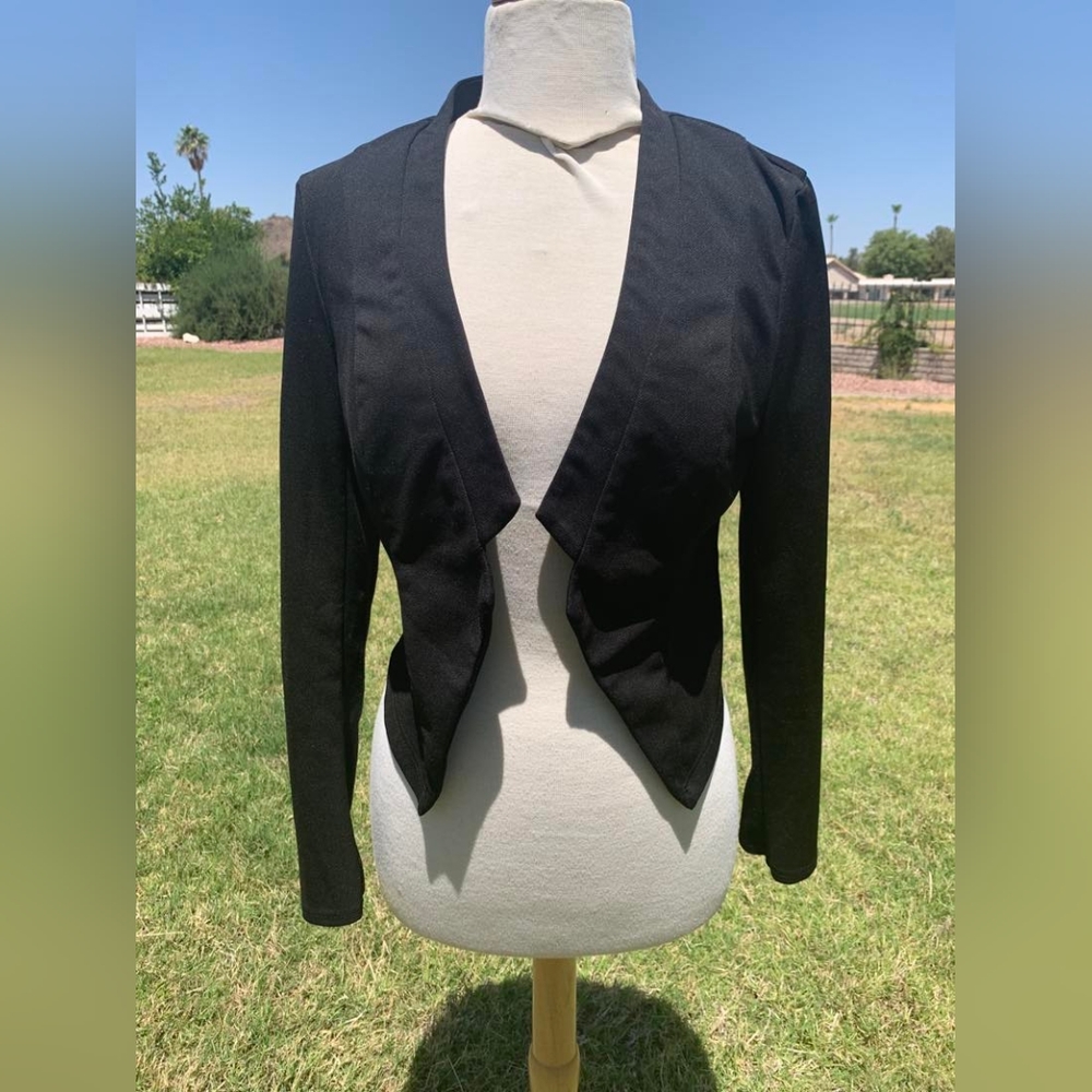 Guess womens black blazer and suit jacket size large